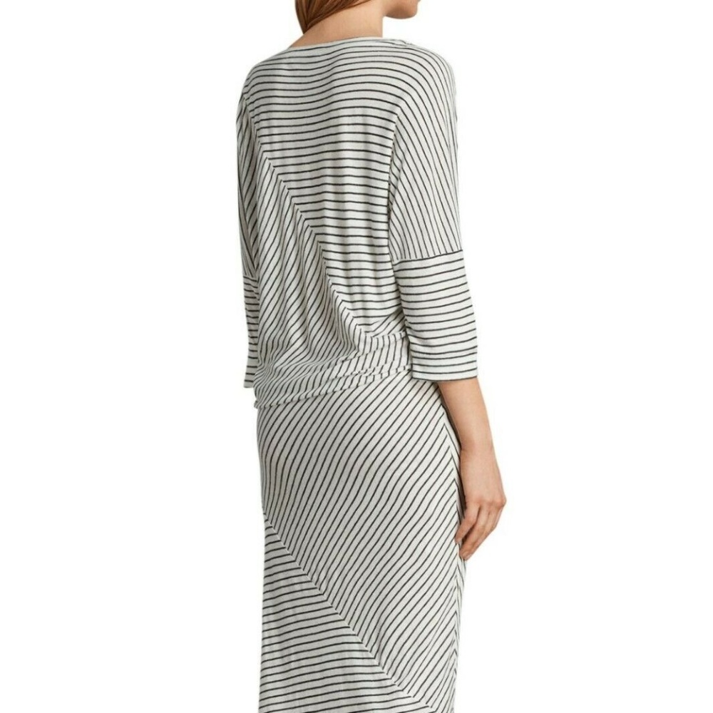 All Saints Cadie Stripe Midi Dress - Picture 2 of 7
